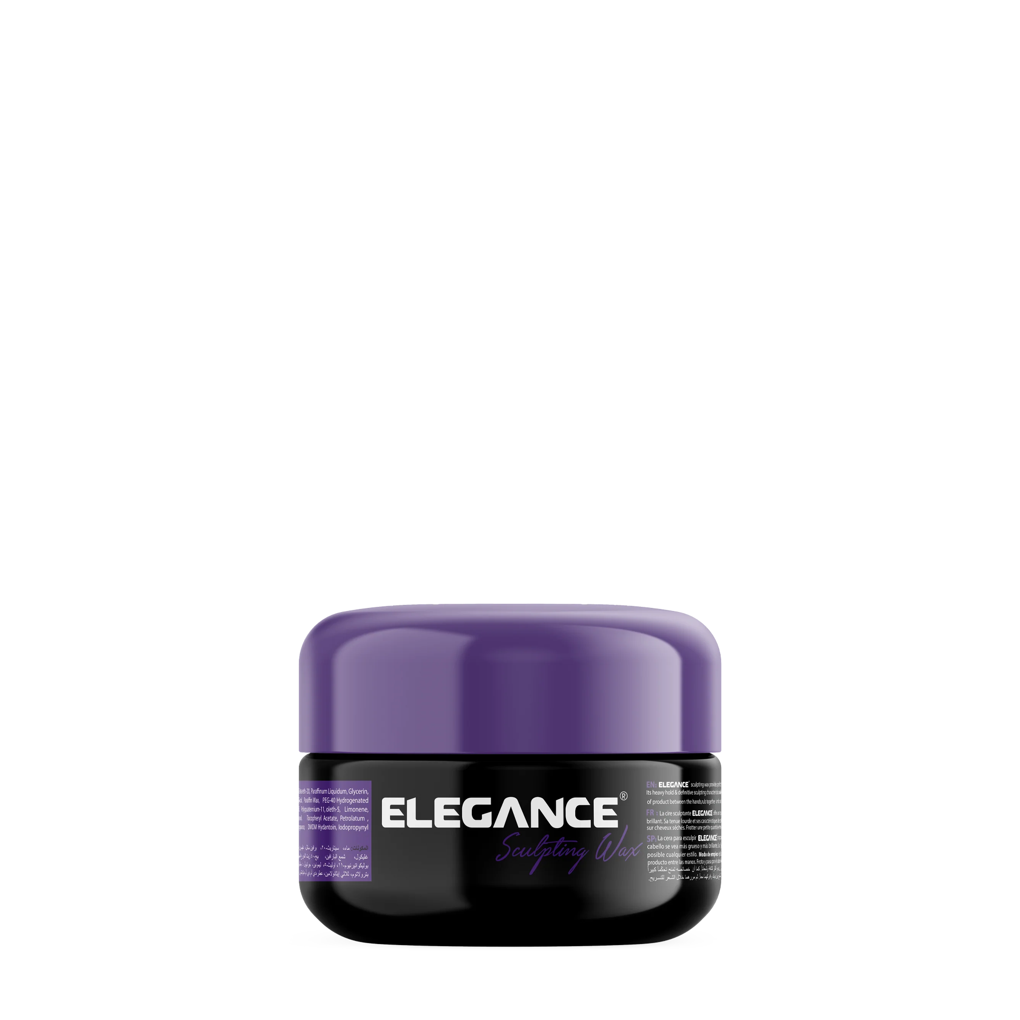 Elegance USA Hair Sculpting Wax Hair Styling Products 3.38 oz 100 gr purple container 100-242