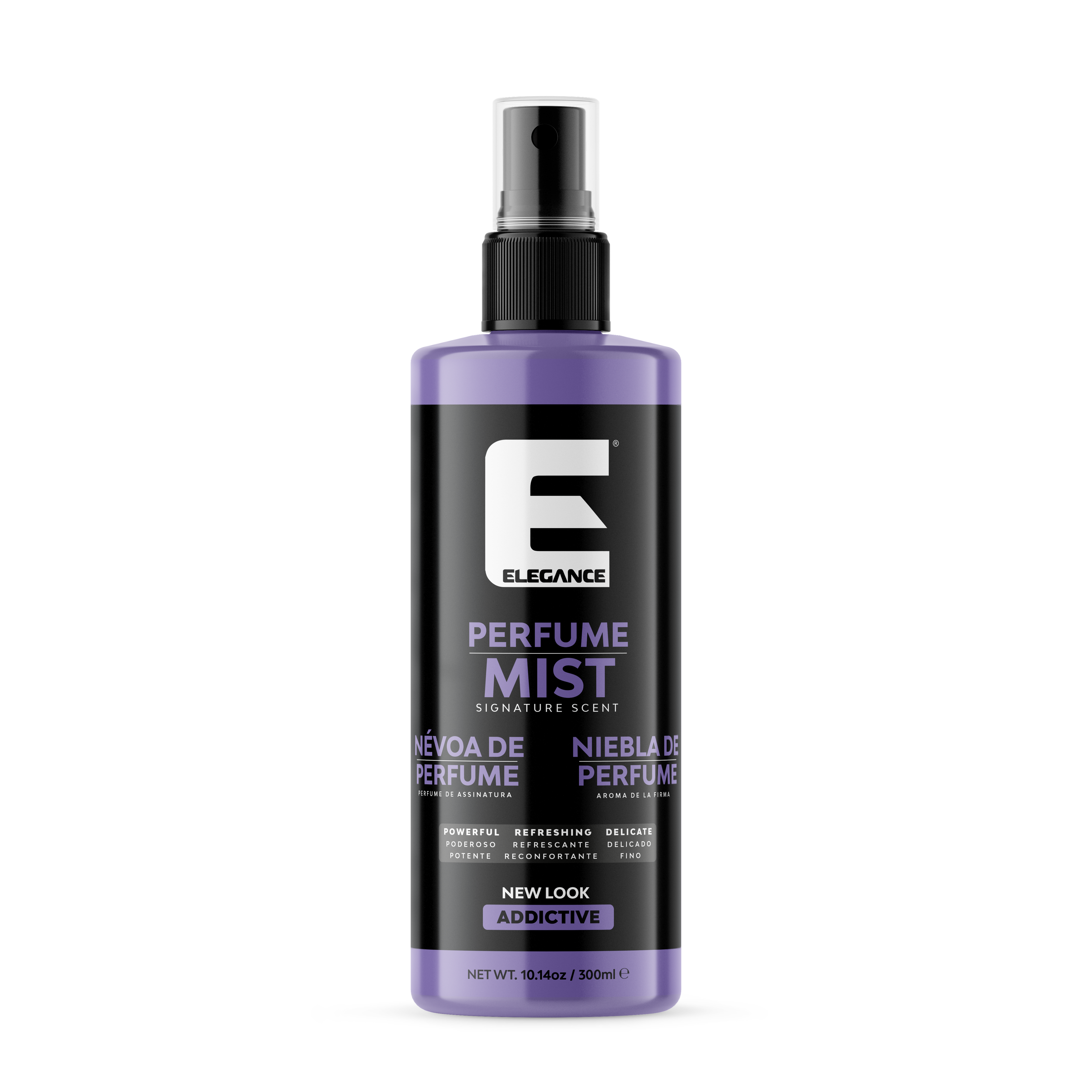Elegance USA Perfume Mist Barber Addictive shaving fragrance 10.14oz 300 ml purple bottle powerful refreshing delicate 200-1437