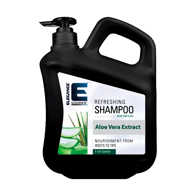 Elegance USA Hair shampoo 1 gallon 4L refreshing aloe vera extract nourishing from roots to tips jug jerry can