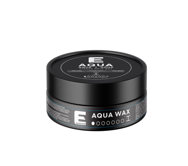 Elegance USA Aqua Wax styling barber container 4.73oz 140 ml white 100-257