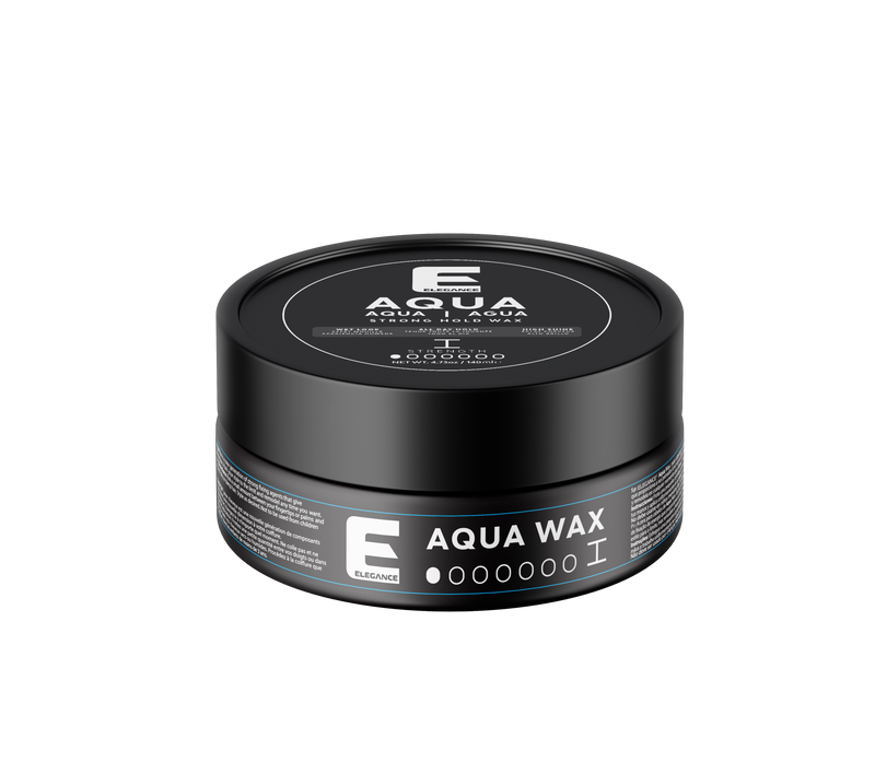 Elegance USA Aqua Wax styling barber container 4.73oz 140 ml white 100-257