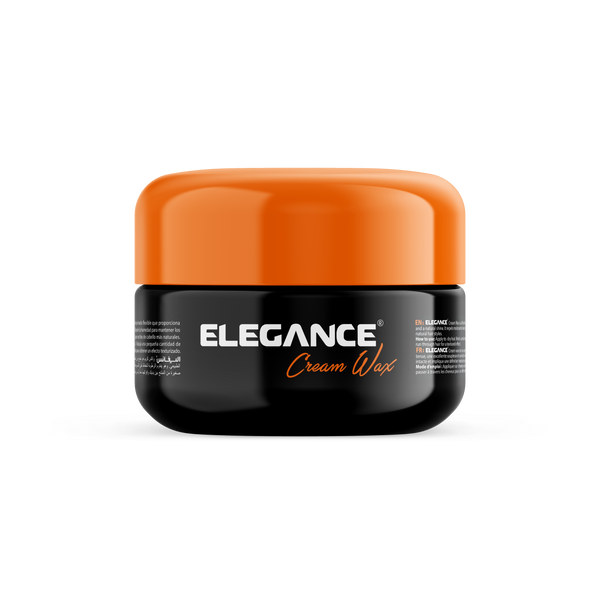 Elegance USA Hair Cream wax 3.38 oz 100 ml Natural Shining finish Orange container 100-253