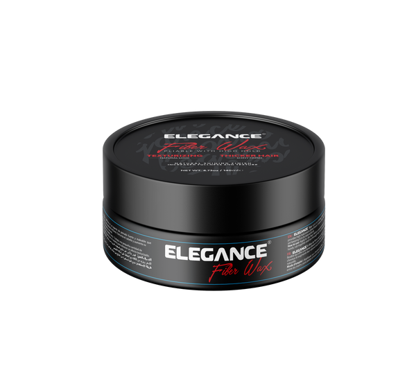 Elegance USA Hair Fiber Wax Hair Styling Products 140 ml 4.73 oz black red container clear 100-256