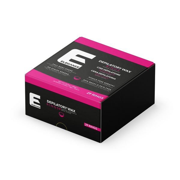 Elegance USA Hair Depilatory Wax Pack box Sensitive Pink Box 150-172