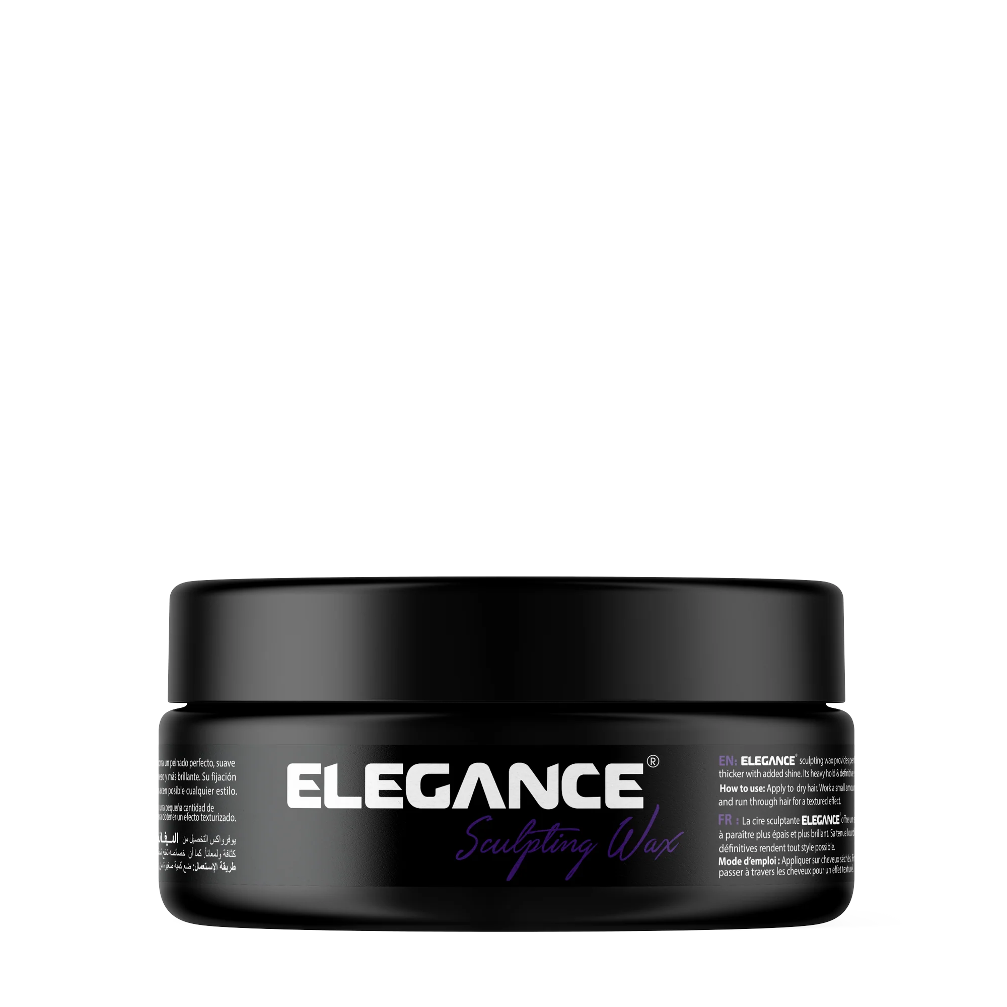 Elegance USA Hair Sculpting Wax 4.73 oz 140 gr vitamine E sleek look purple Pot 100-235 product shot front