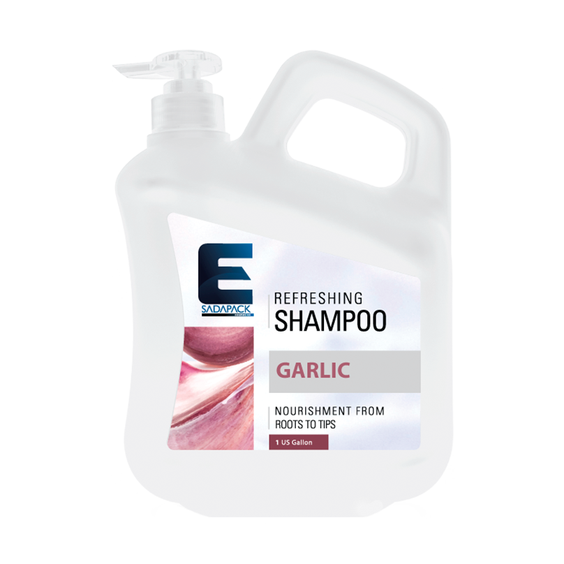Elegance USA Hair shampoo 1 gallon 4L refreshing garlic nourishing from roots to tips jug jerry can