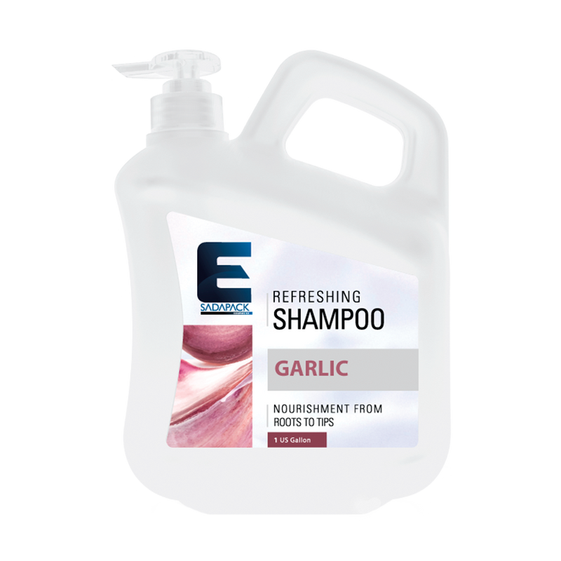 Elegance USA Hair shampoo 1 gallon 4L refreshing garlic nourishing from roots to tips jug jerry can
